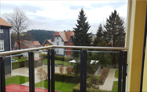 Ausblick vom Balkon